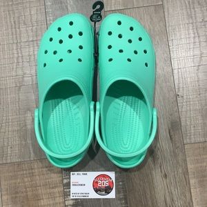 Classic crocs pistachio green